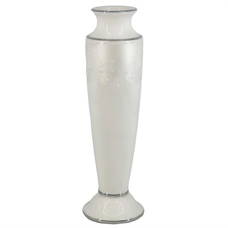 Vintage Lenox Porcelain Wedding Promises Opal Innocence Bud Vase