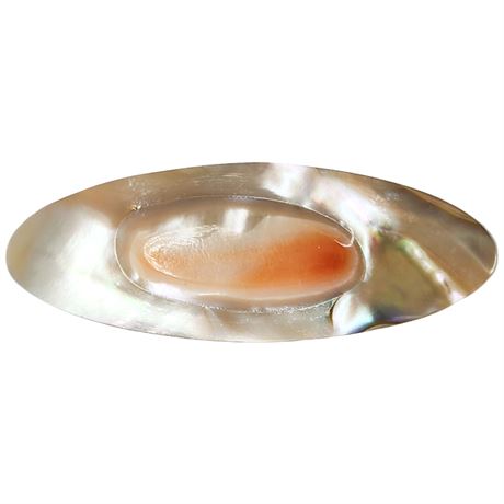 Vintage Victorian Abalone Shell Blister Brooch