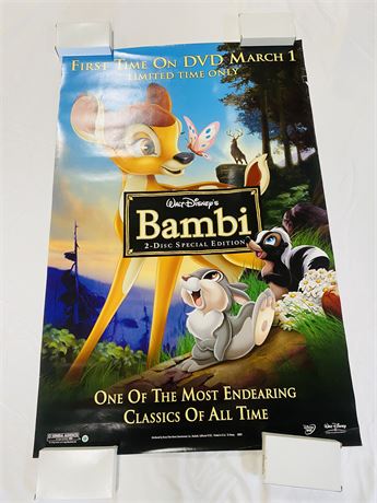 Bambi Original 27x40 Movie Poster - ROLLED