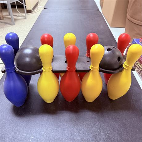 Vintage Plastic Bowling Set