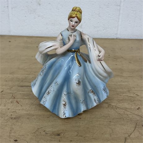 Vintage Lefton Southern Bell Figural Planter