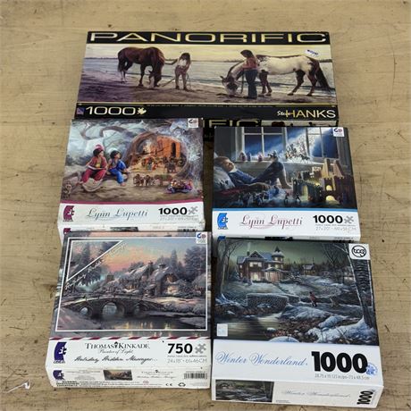 Five (5) Puzzles