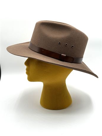 Men's Western Hat (M) with Leather Band