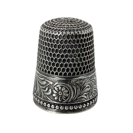 Antique Sterling Silver Thimble