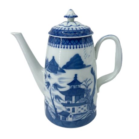 Mottahedeh "Blue Canton" Coffee Pot