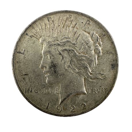 1922 P Peace Silver Dollar