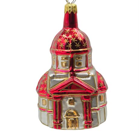 XL 5" Glass Cathedral Ornament