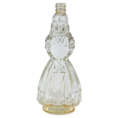 Vintage 40s Babs' Creation Glass Lady Perfume Bottle