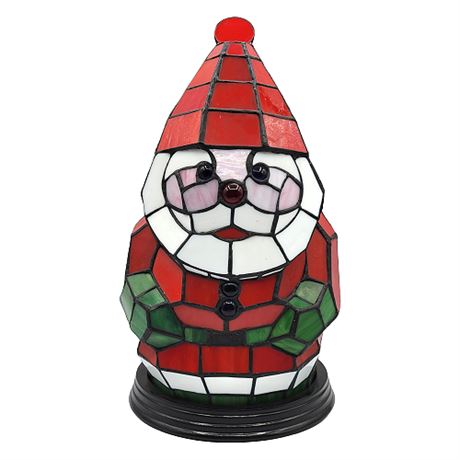 Tiffany Style Stained Glass Santa Claus Lamp Cover