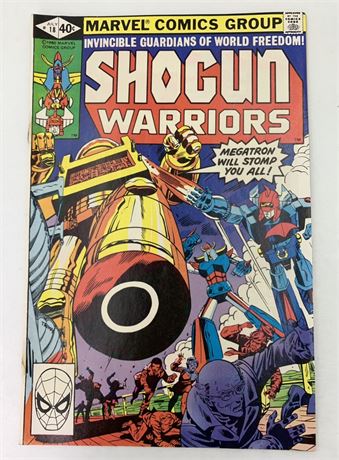 40 cent No 18 Shogun Warriors Marvel Comics Group Comic Book