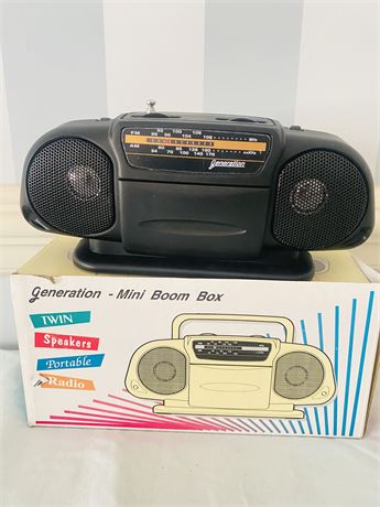 Mini Boombox Radio