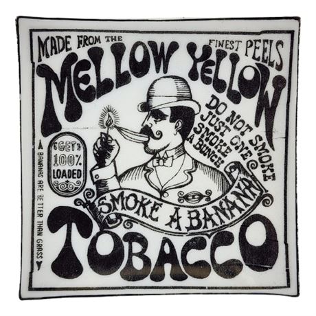 Vintage Apco Japan Humorous Ceramic "Smoke a Banana" Trinket Dish