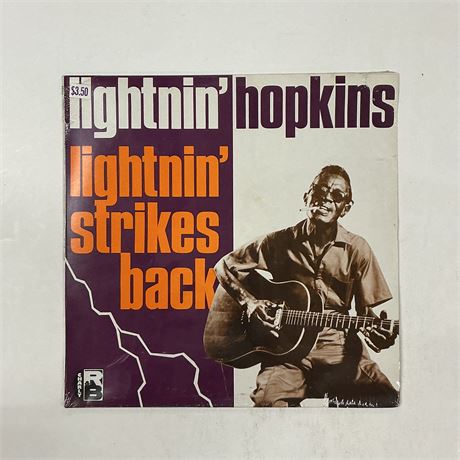 Lightin Hopkins Lightin Strikes Back Sealed Vinyl Record