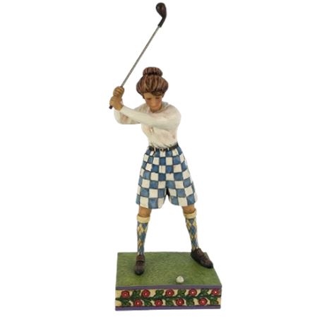 Jim Shore Lady Golfer Figurine
