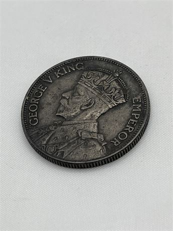 1933 New Zealand three pence coin