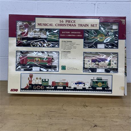 Musical Christmas Train Set