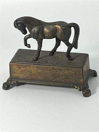 Diecast metal horse pencil sharpener