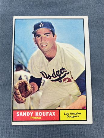 1961 Topps Sandy Koufax Card