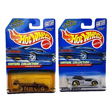 1999 Hot Wheels Virtual Collection Cars, New in Packages