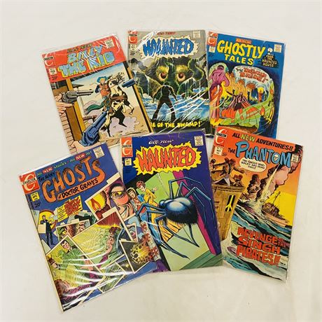 6 Silver + Bronze Age Comic Books