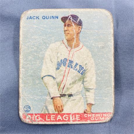 1933 Goudey Jack Quinn #78