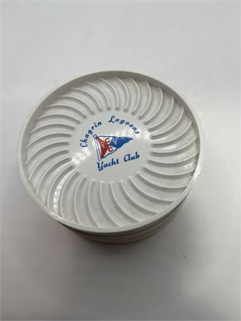 Chagrin yacht club souvenir coasters