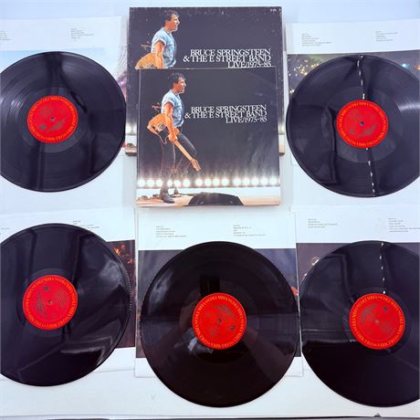 Bruce Springsteen Live 5 LP Vinyl Record box Set