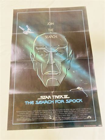 Star Trek III Original 27x41 Movie Poster