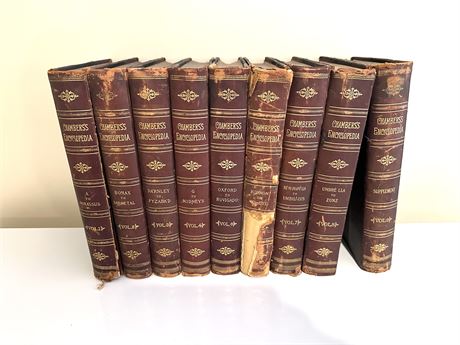 Antique Chambers Encyclopedias