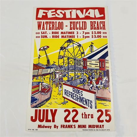 Euclid Beach Park Festival Poster