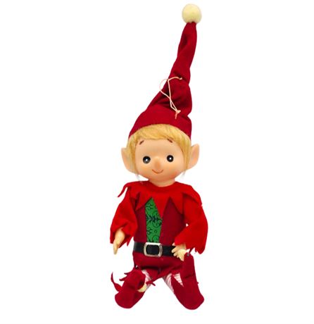 VTG 9" Elf Shelf Sitter