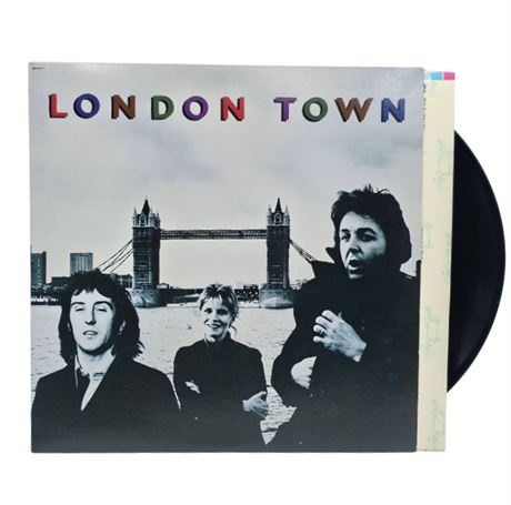 1978 Wings "London Town" + Poster