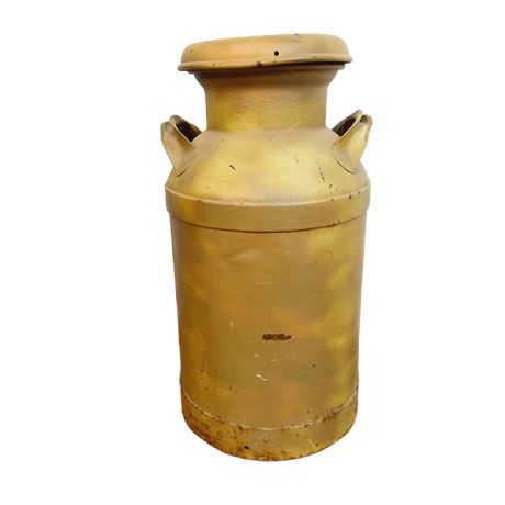 Antique Steel Milk Can