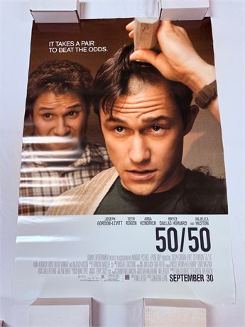 50/50 Original DS 27x40” Movie Poster