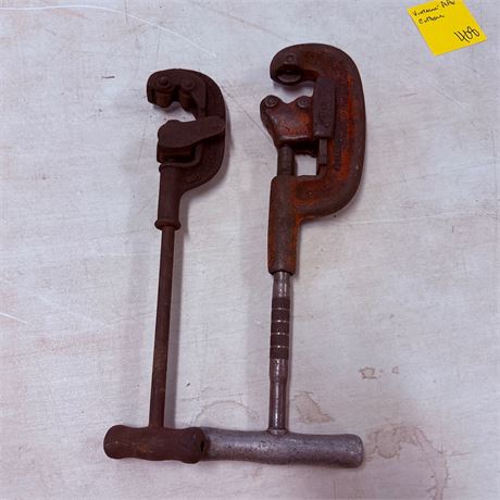 Large Vintage Pipe Cutters