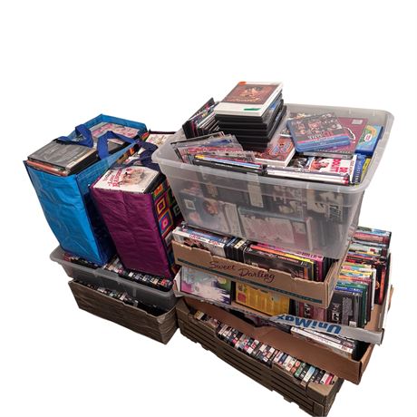 100s of DVD and Blue Ray
