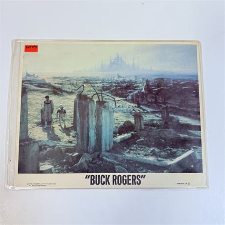 Buck Rogers Original 8 Card 8x10” Lobby Card Set - Unused