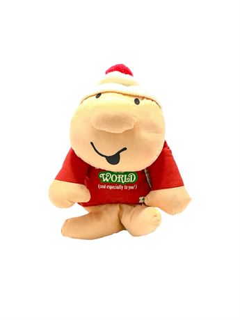 Vtg Ziggy Bean Bag Santa Doll