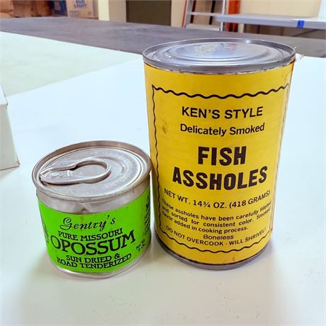 Gag Gift Canned Goods