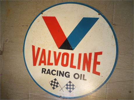 Valvoline Racing Oil Sign