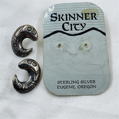 6g Vtg Southwest Sterling Earrings