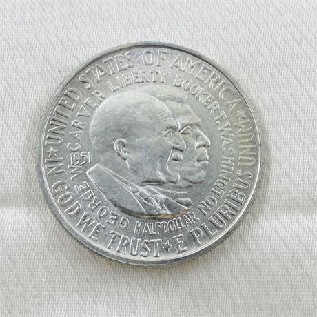 BU 1951-P George Washington Carver Half Dollar