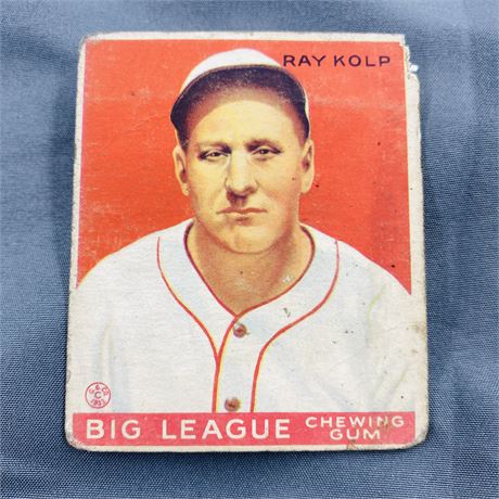1933 Goudey Ray Kolp #150