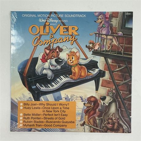 Walt Disney’s Oliver and Company Sealed Vinyl Record