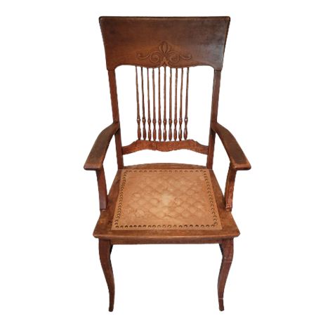 Antique Spindle Back Armchair