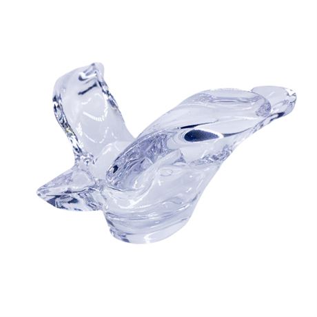 Princess House Lead Crystal Flying Dove Candy Dish