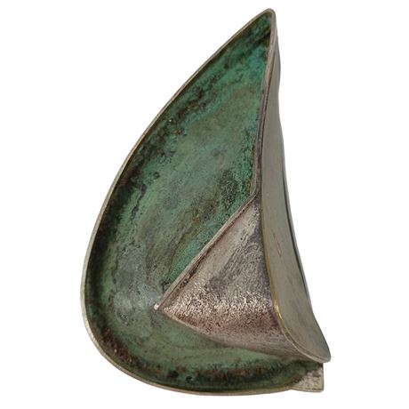 Large Vintage Sculptural Brooch, Statement Piece