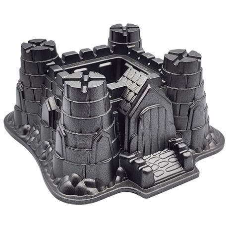 Nordic Ware Cast Aluminum Castle Bundt Cake Pan