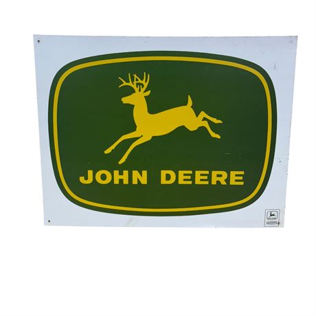 John Deere Metal Sign