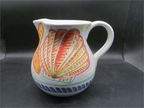 Italian Nautical Seashell Pitcher